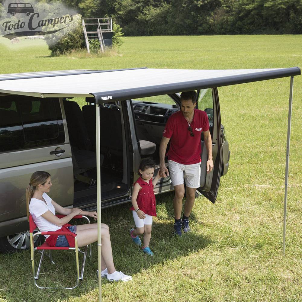 Toldo Fiamma F40Van 270-Deep Black - Royal Grey para protegerse del sol