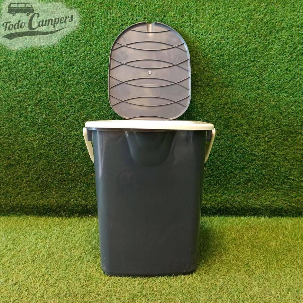 WC portátil en forma de cubo