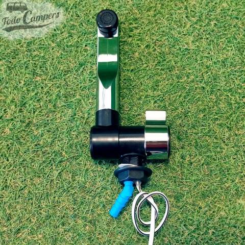 Grifo de agua fría Comet London 145mm - Cromo y Negro