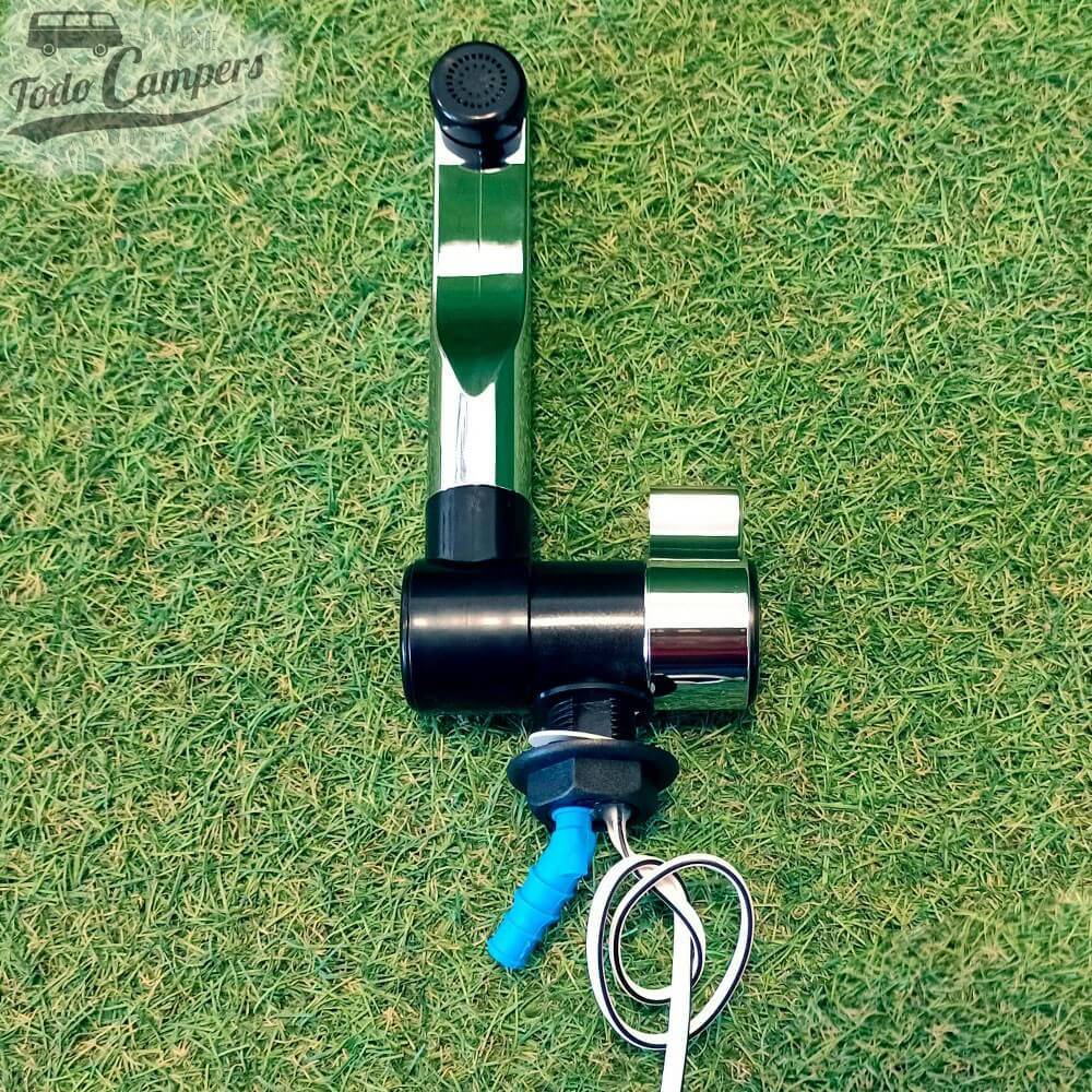 Grifo de agua fría Comet London 145mm - Cromo y Negro