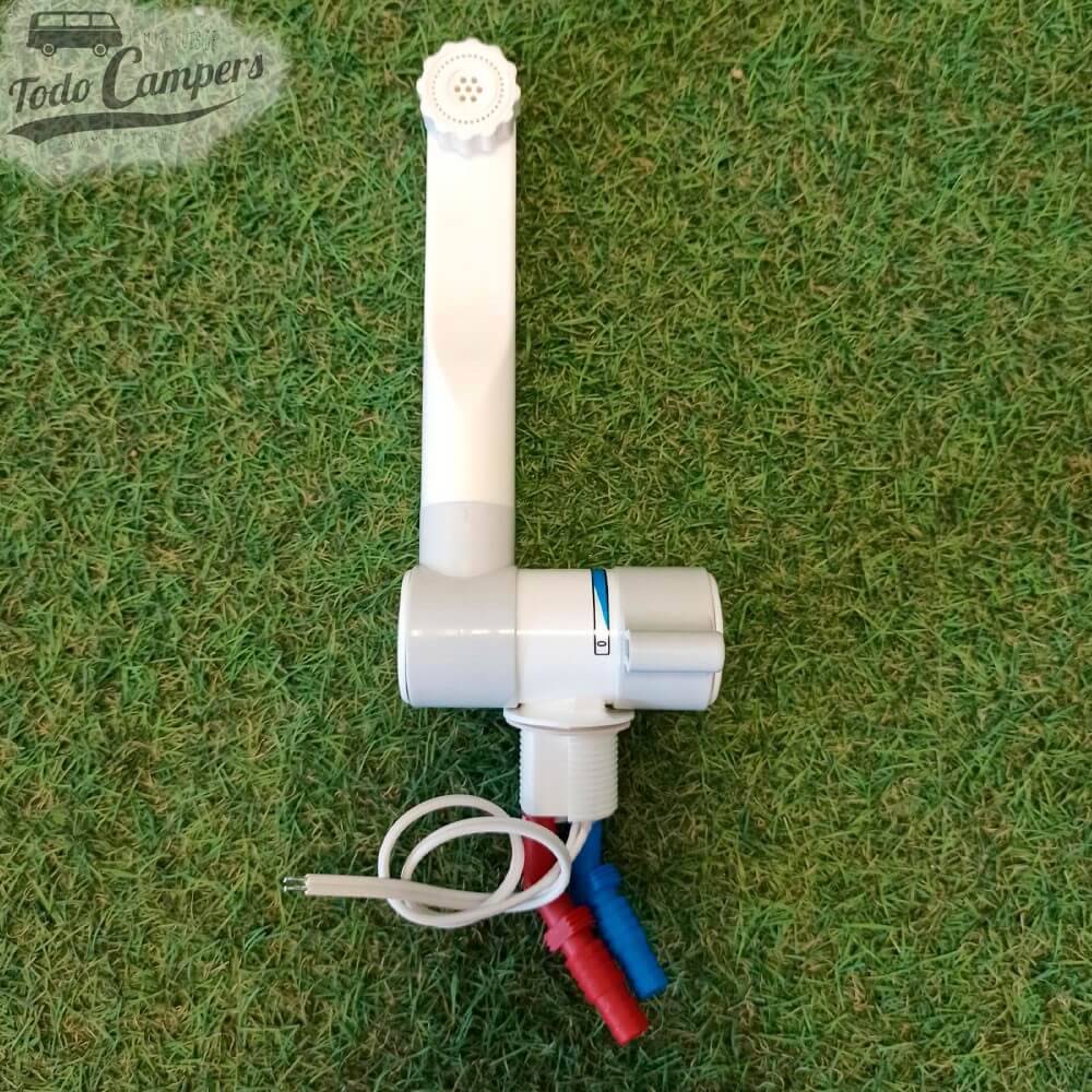 Torneira misturadora Comet London 145mm - Branco e Cinzento