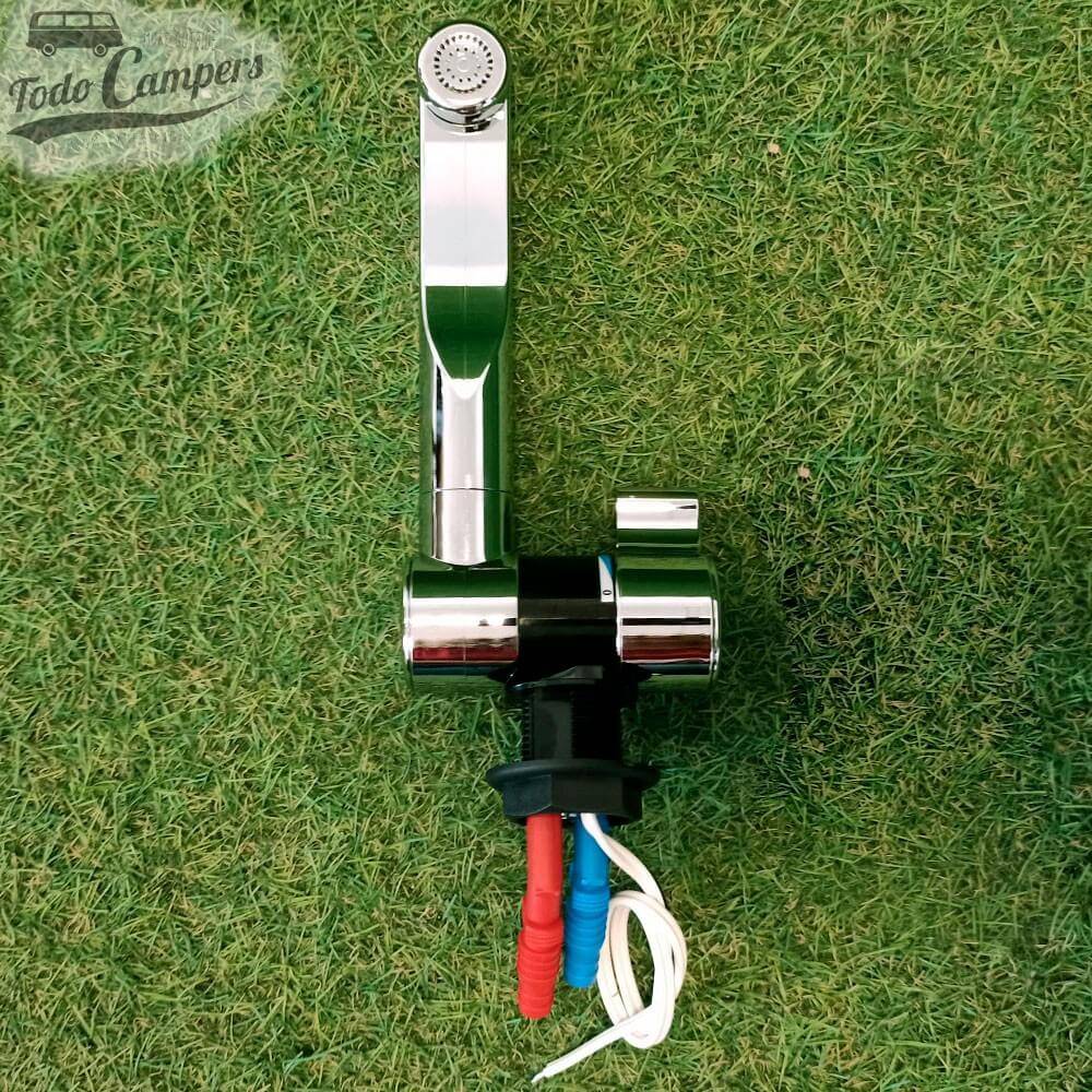 Torneira misturadora Comet London 145mm - Cromado e Preto