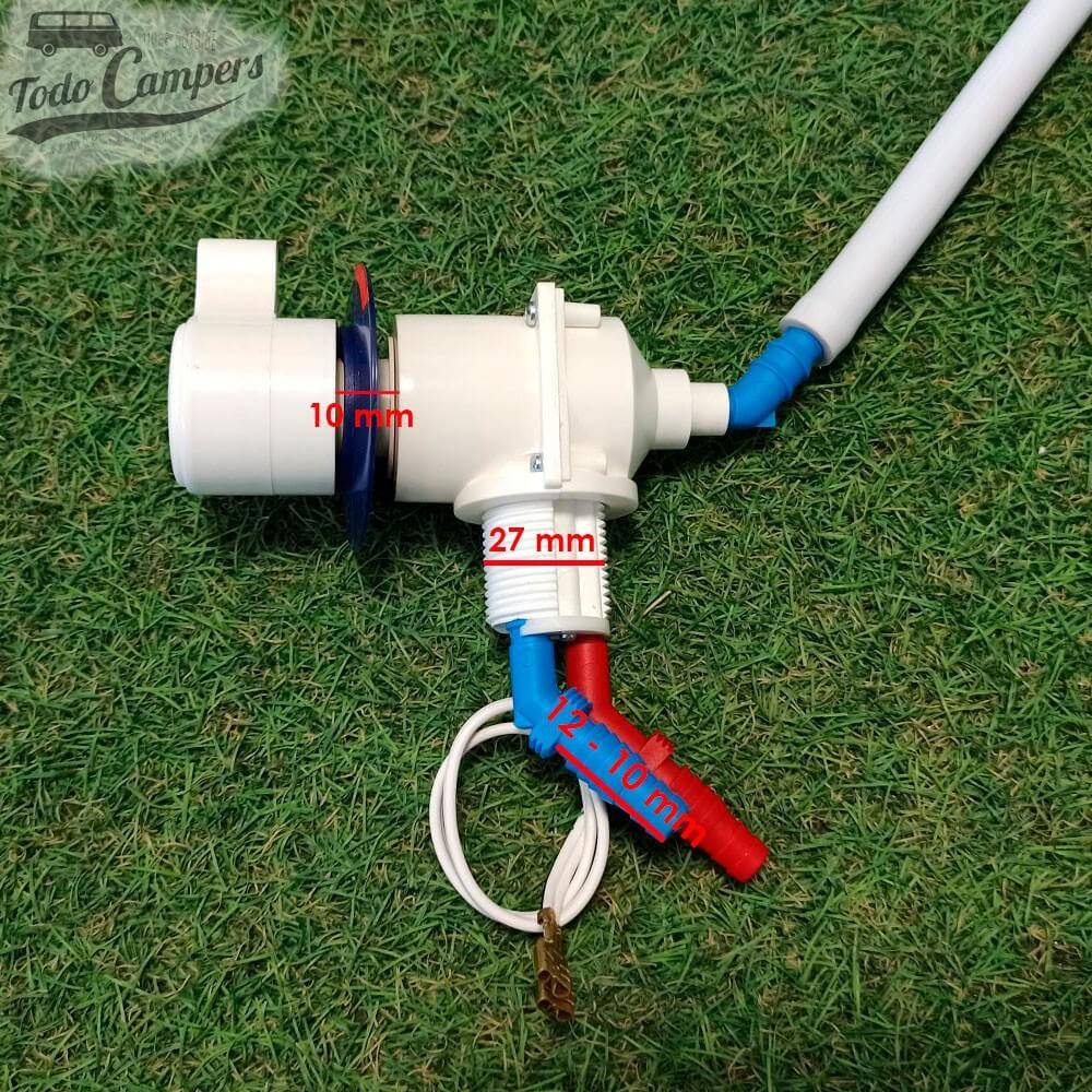 Medidas del monomando de la ducha Comet London