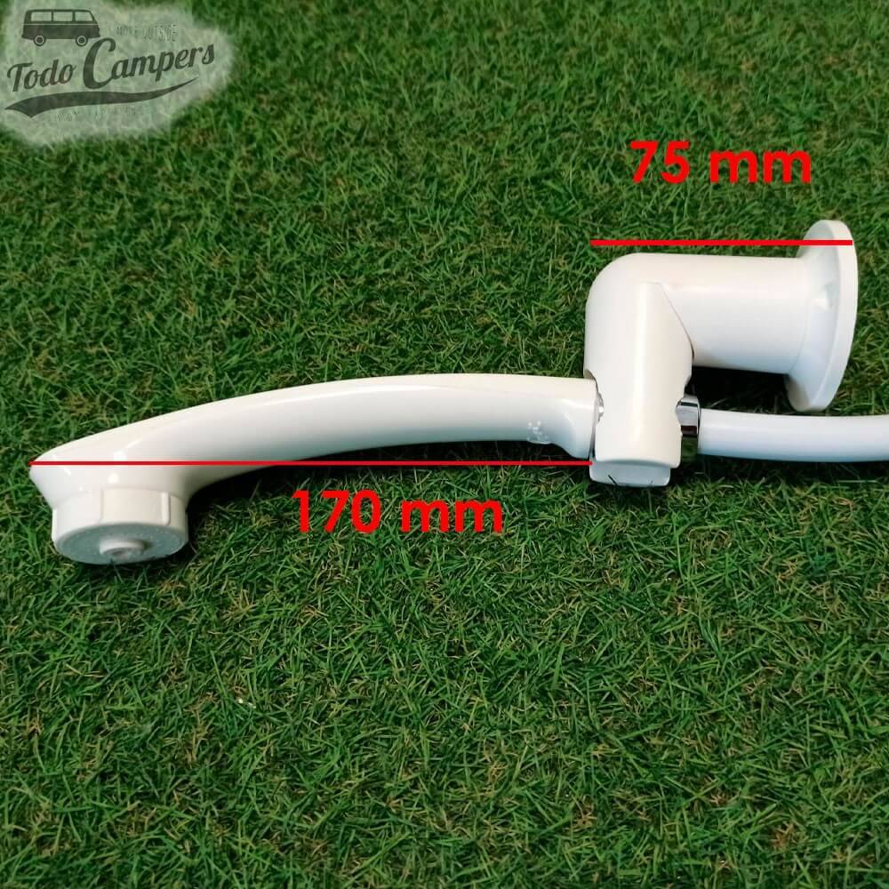 medidas de la ducha London y su colgador