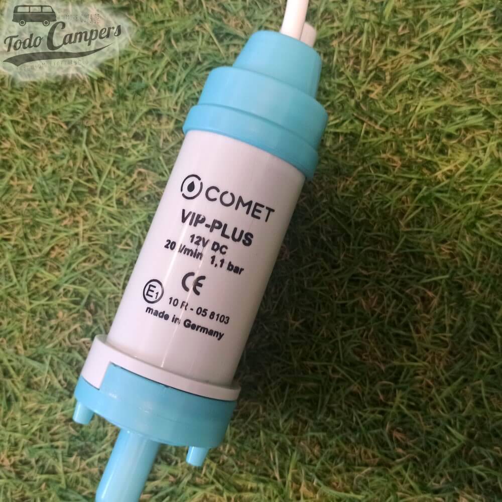 Bomba de agua Comet Vip Plus Inline a 12 V.