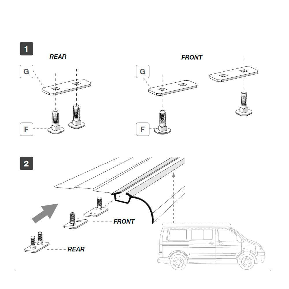 Instrucciones Soporte para toldo Fiamma F35 Pro