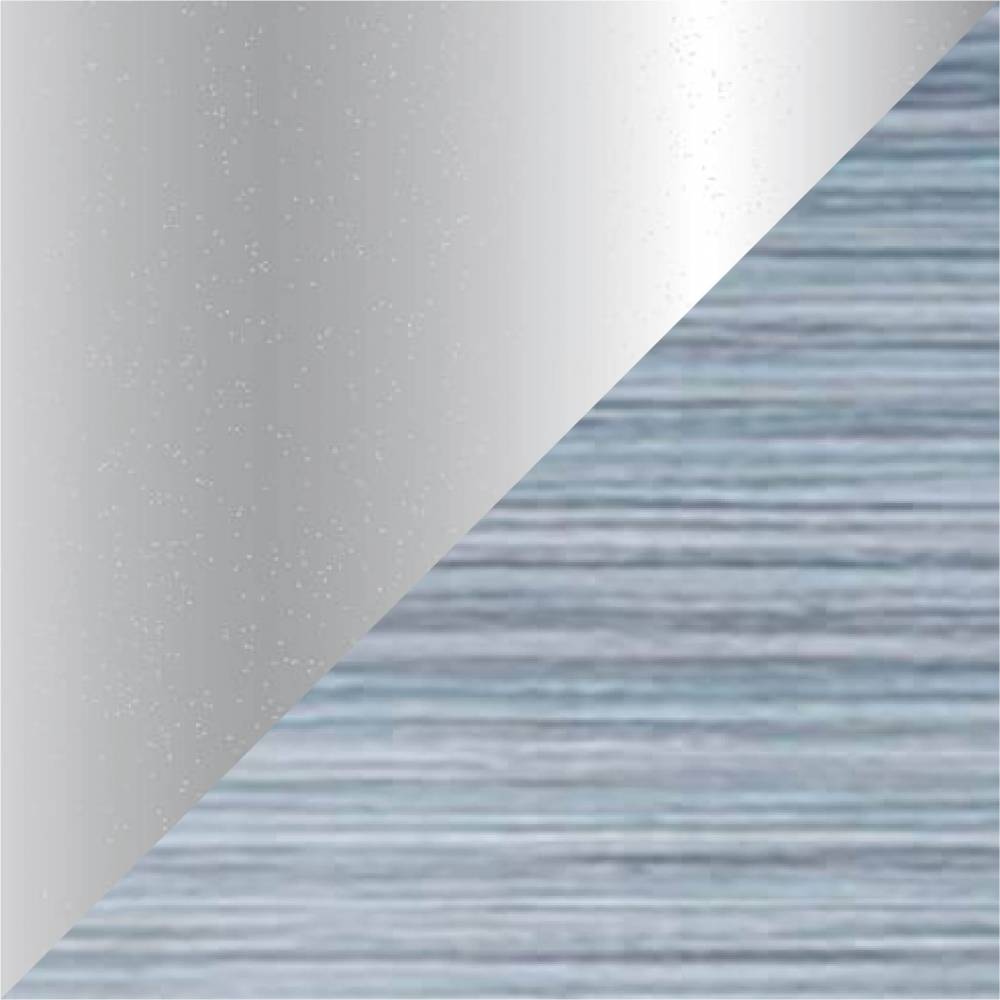 Carcasa plata (Titanium) y tela azul (Royal Blue).