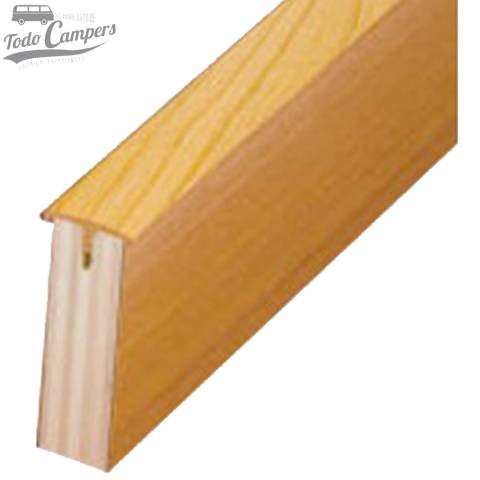 Canto en T semiperfilado color Manzano de 50 metros