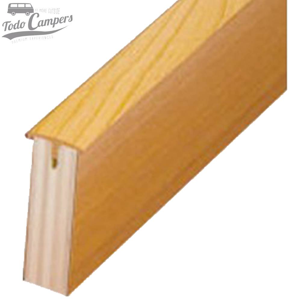 Canto en T semiperfilado color Manzano de 50 metros