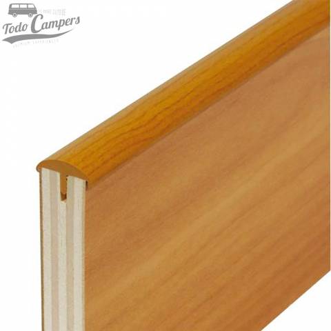 Canto en T Perfilado semicircular color Cerezo de 50 metros