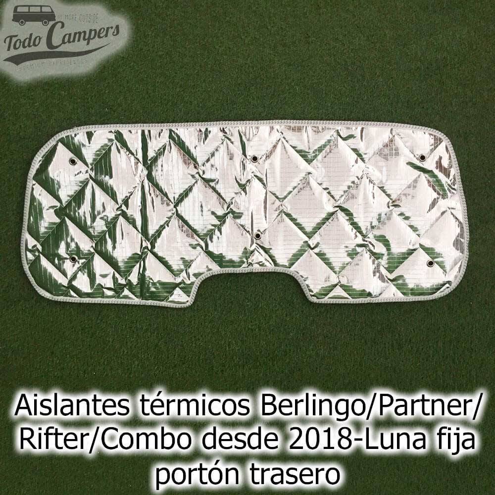 Aislantes térmicos para Berlingo, Partner, Rifter y Combo desde 2018 y ProAce City desde 2019  Luna fija portón trasero
