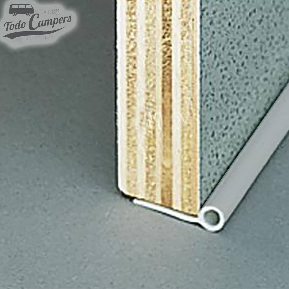 Perfil de Acabamento - Cinzento Médio - 50 metros