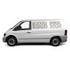 Aislantes térmicos para Mercedes Vito 1996-2003 - Habitáculo (Ventanas laterales)