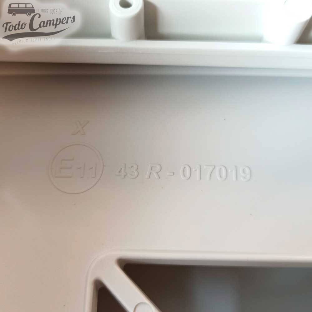 Marcado R43 para homologación claraboya