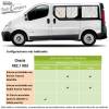 Cortinas Isotérmicas Trafic Vivaro Primastar 2002-2014 - Habitáculo (janelas laterais)