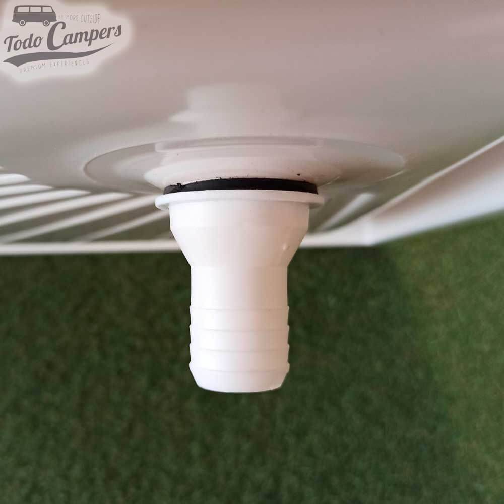 Exemplo de montagem, vista inferior