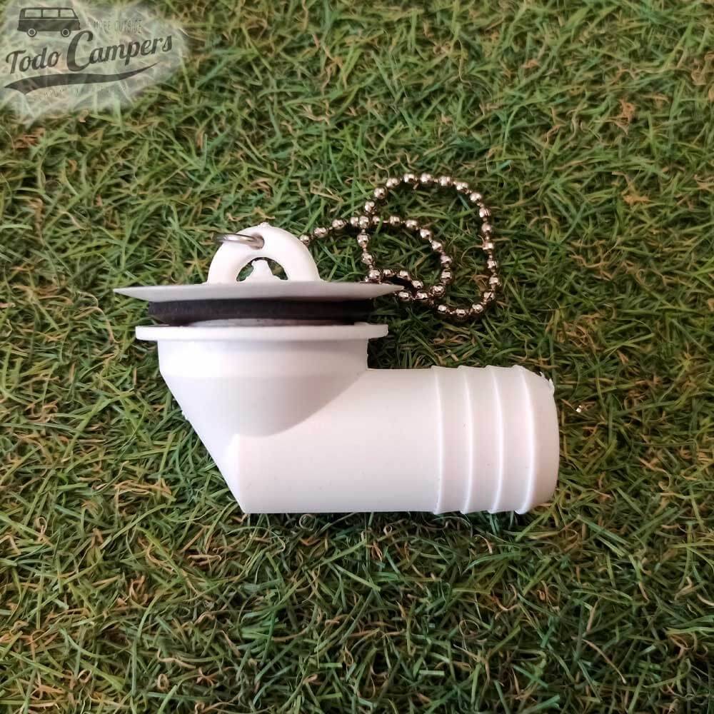 Válvula curva - Saída 25 mm - Tipo H