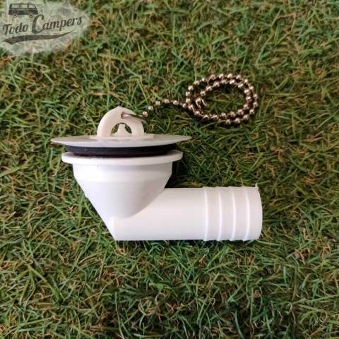 Desagüe en codo - Salida 20 mm - Tipo H