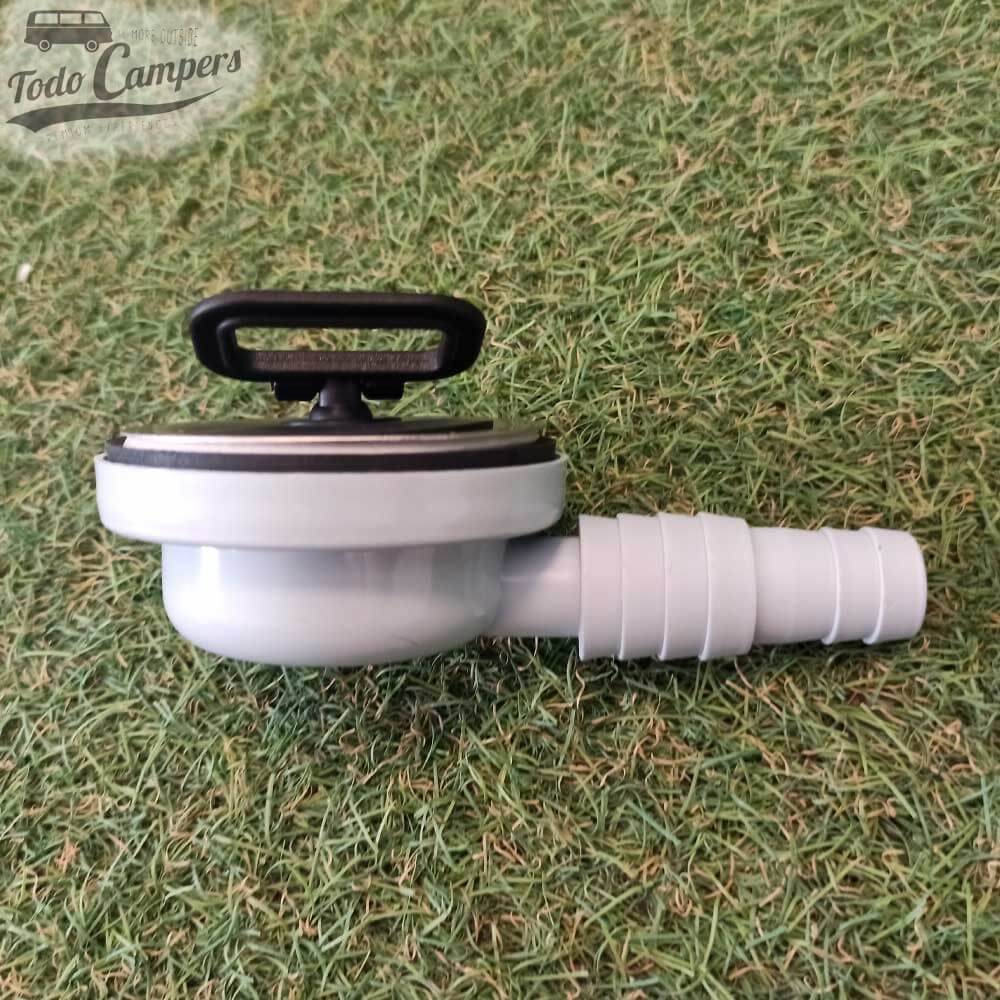 Válvula curva - Saída 1,9 cm ou 2,5 cm, Tipo E