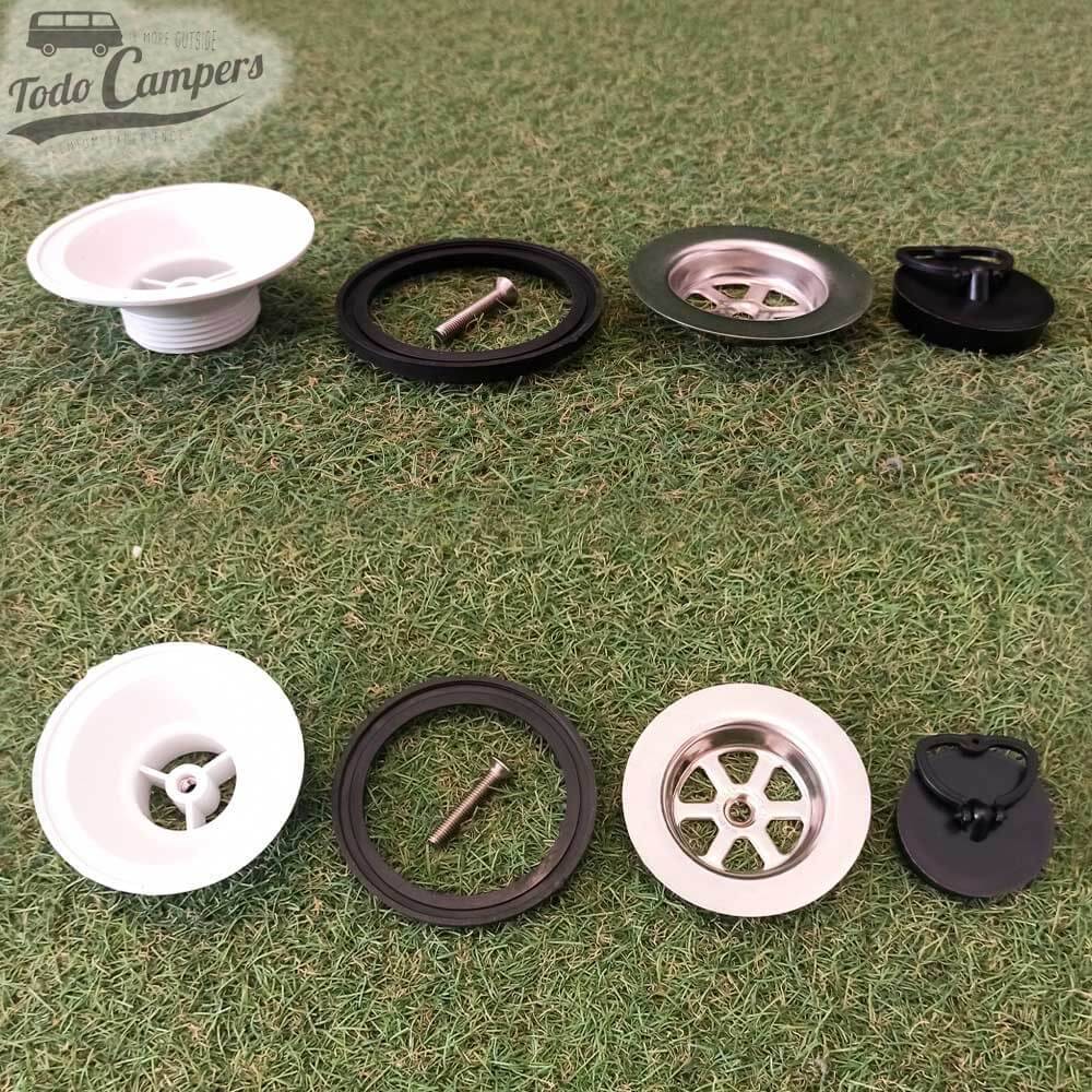 piezas del Desagüe recto  Salida rosca 42mm, Tipo E