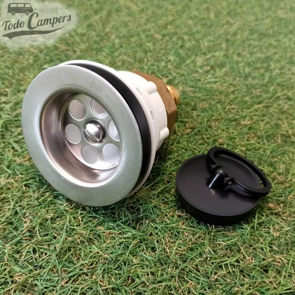 Desagüe recto Luxus montado