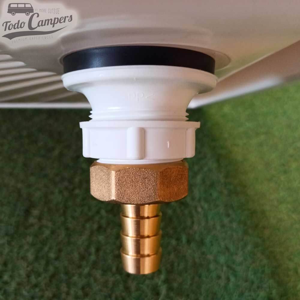 Desagüe Luxus montado en plato de ducha por debajo