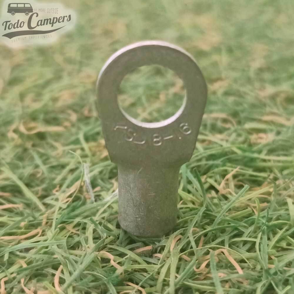 rosca de la anilla es para tornillos de métrica M8.