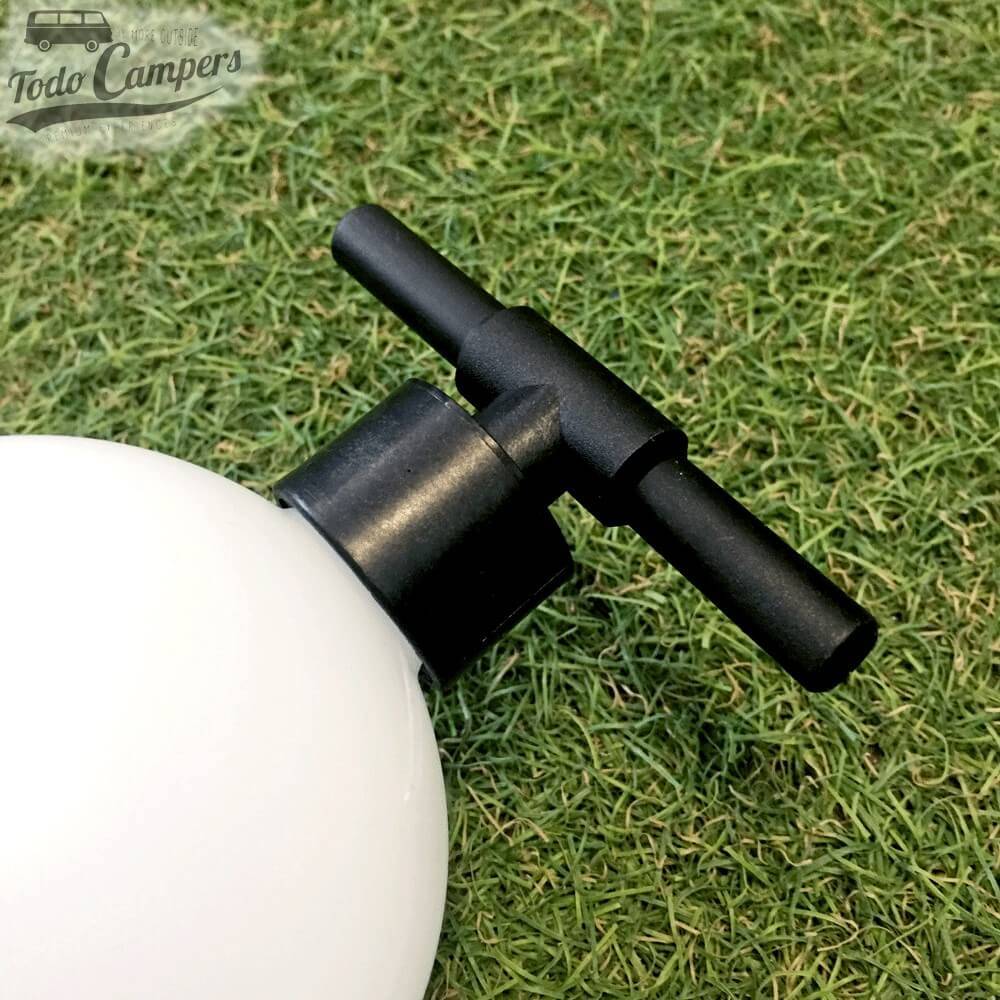 O diâmetro da tubagem é para mangueiras de 10 e 12 mm