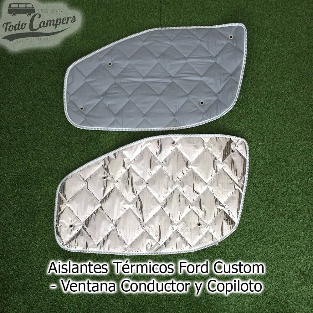 ford custom ventana conductor y copiloto aislantes termico para furgonetas