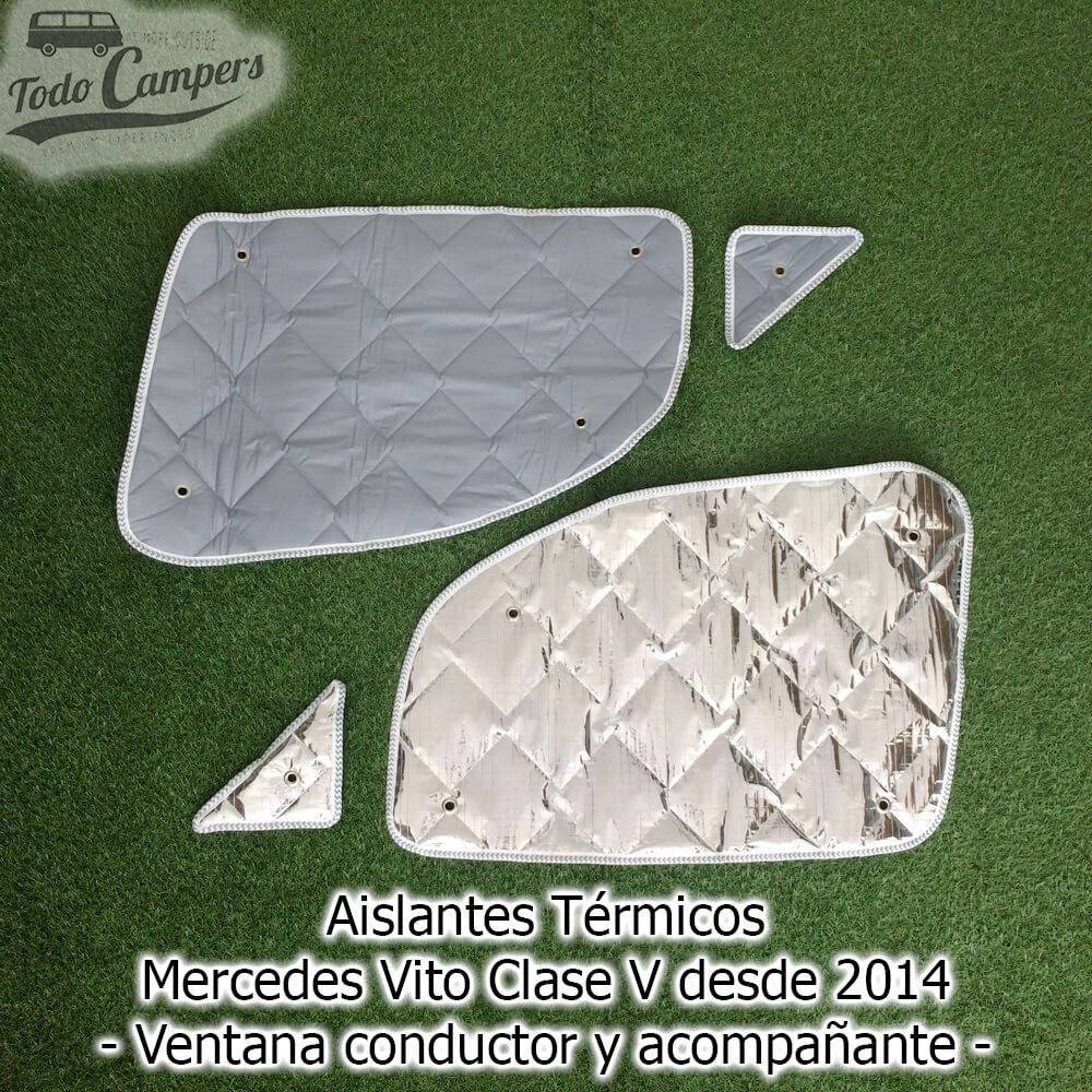 Aislantes de conductor y pasajero de Mercedes Vito y Clase V desde 2014