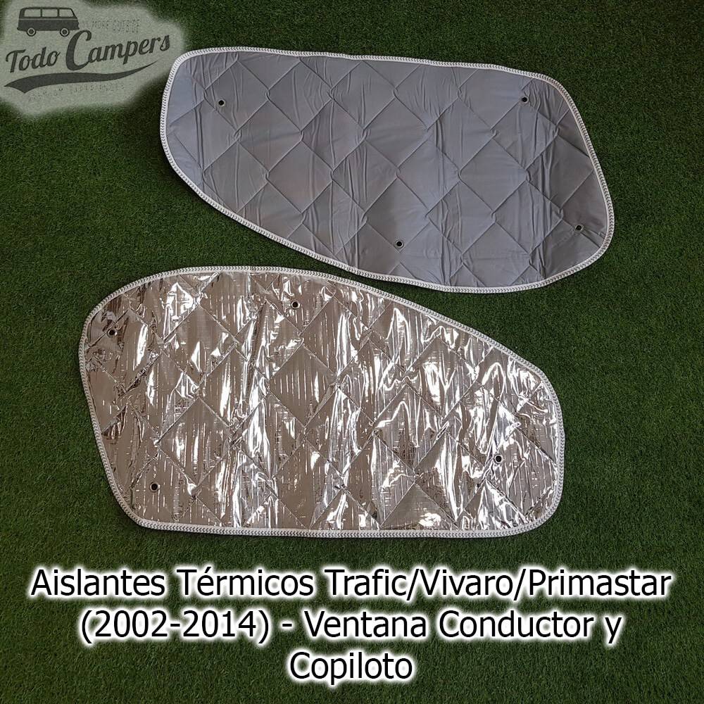 aislante termico furgoneta trafic vivaro primastar ventana conductor y copiloto