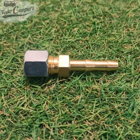 Boquilla ermeto de 8mm a manguera de gas