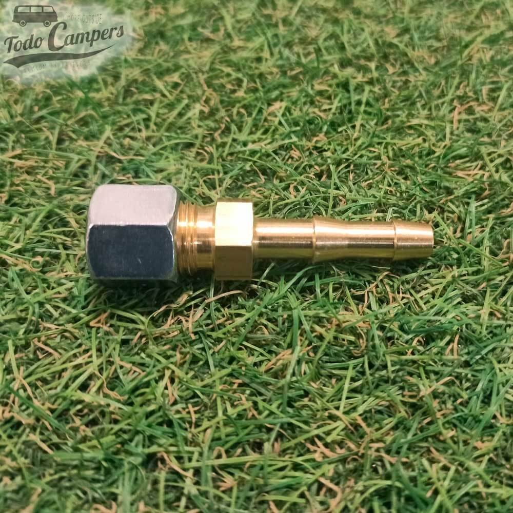 Boquilla ermeto de 8mm a manguera de gas