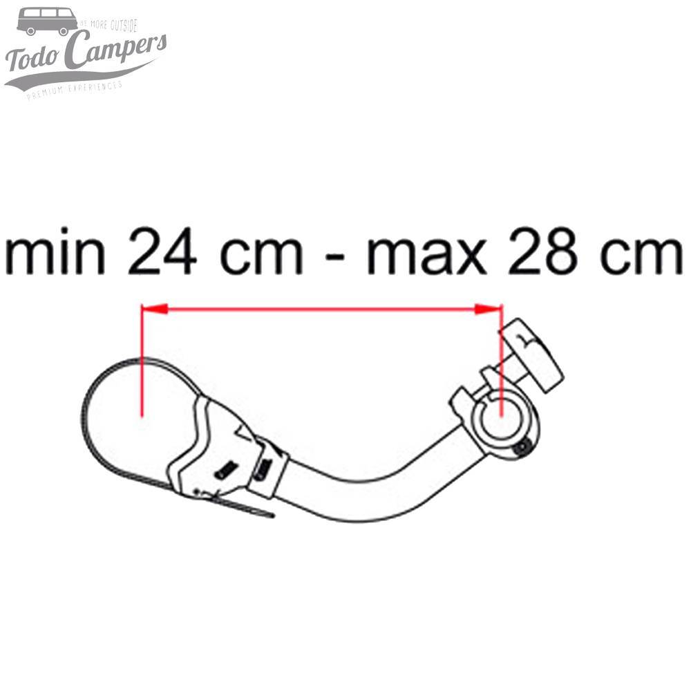 Medidas del brazo Block Pro 2