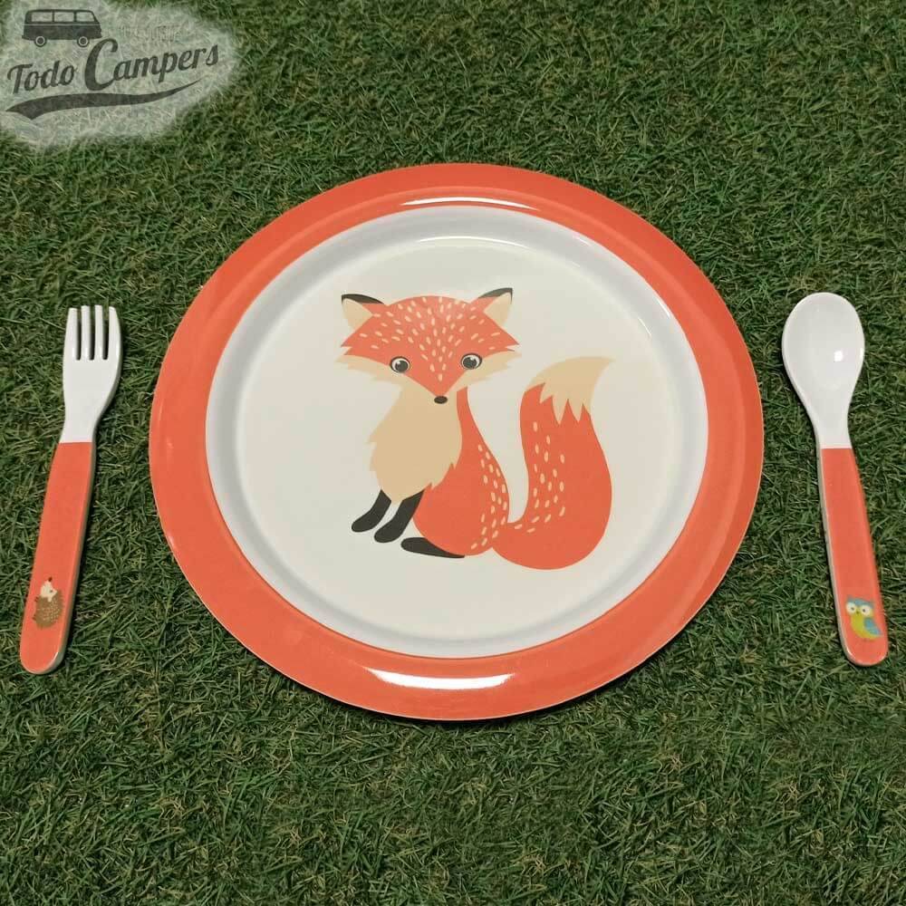 vajilla perfecta para los más pequeños, no se rompe y se lava fácilmente