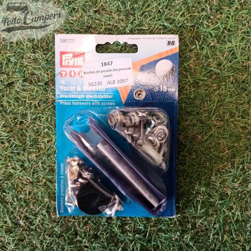 Botões de pressão (para cortinas e avançados)