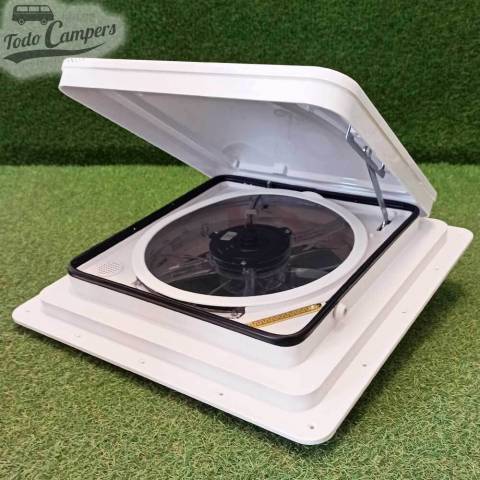 Claraboya Dometic FanTastic Vent 7350 de 40x40 cm - Blanca