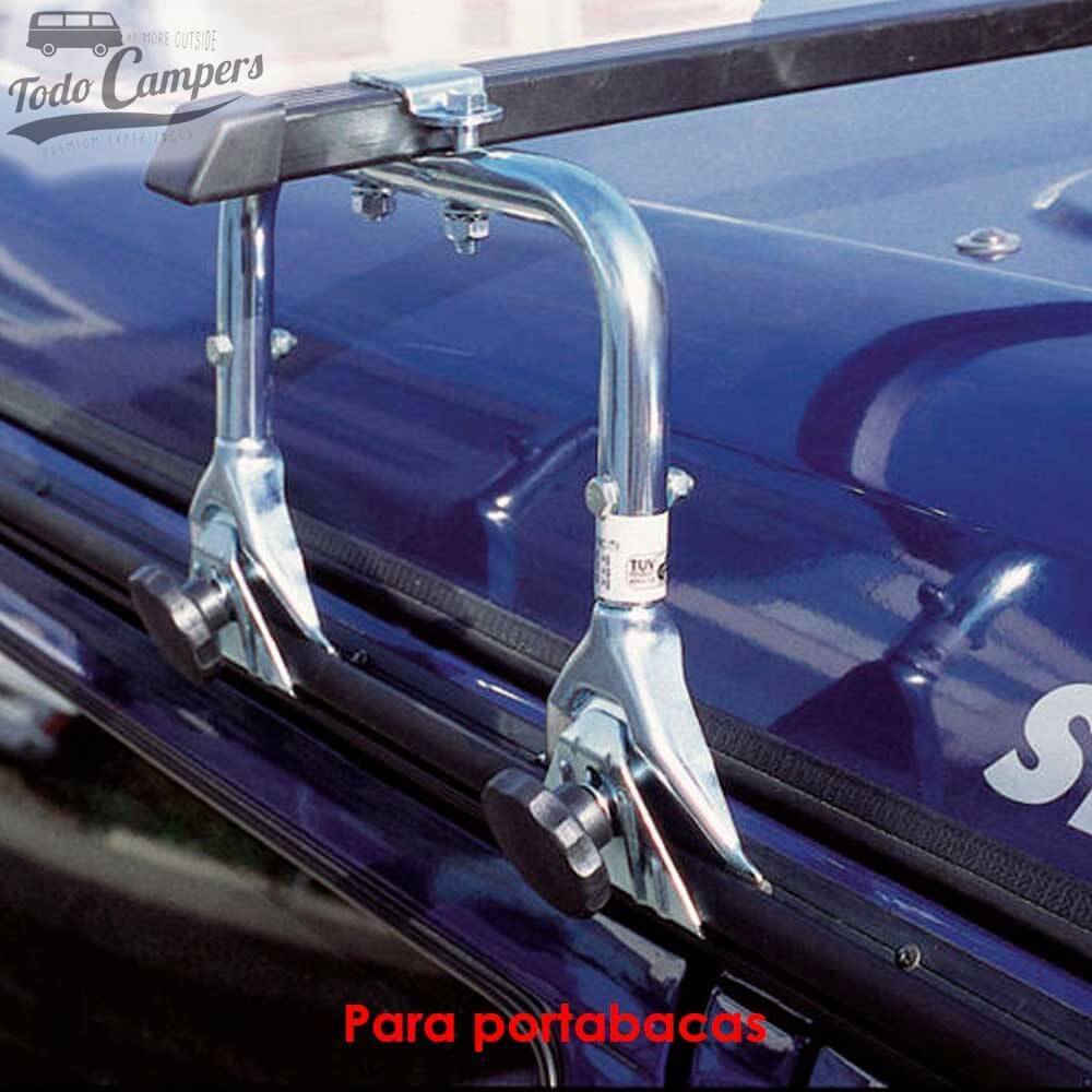 Uso del multirail con portaequipajes / bacas