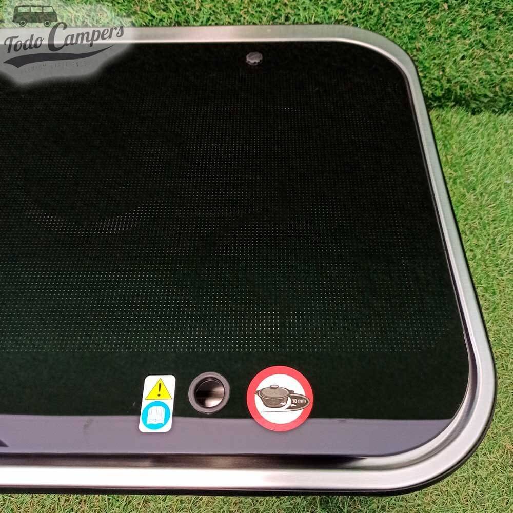 Tapa de cristal de seguridad resistente al calor semi translúcido