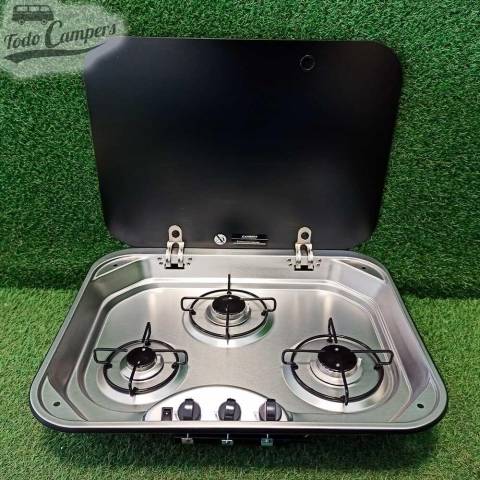 Cocina Carbest de 3 quemadores