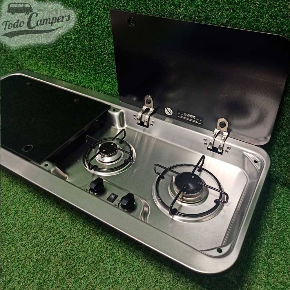 Sistema de encendido de seguridad y 
rejillas extraíbles fáciles de limpiar.