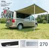 Toldo Fiamma F40 Van 270 - Deep Black - Royal Grey