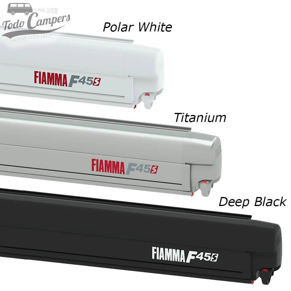 Tipos de carcasas F45s: Polar White - Titanium - Deep Black