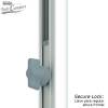 El Secure Lock del  toldo F45s permite regular la altura del frontal