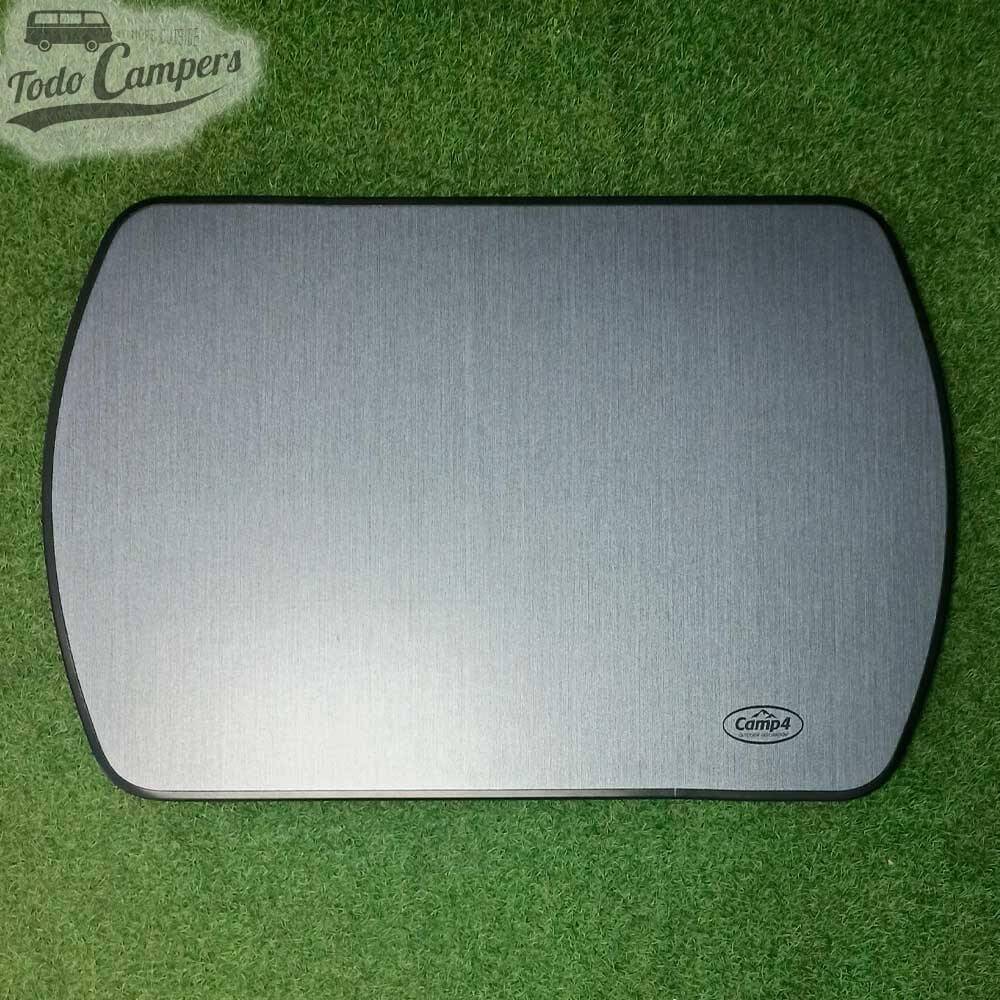 Mesa de camping plegable color Gris oscuro / Negro.