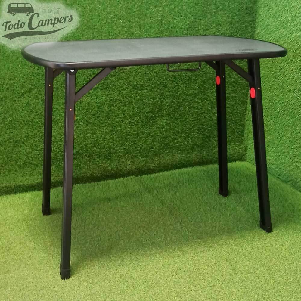 Mesa de camping plegable - Van (gris/negro)