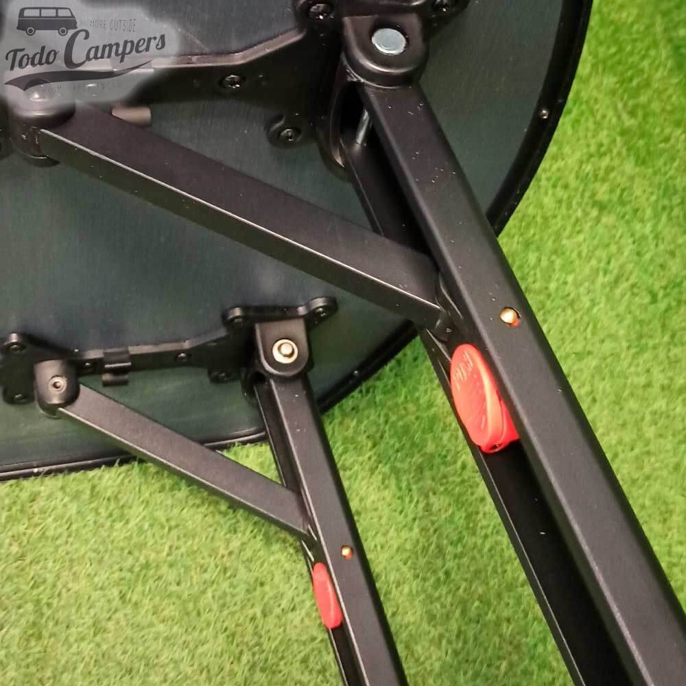 Mesa de camping plegable de gran estabilidad