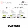 Aislantes térmicos para la cabina de Volkswagen Caddy 2004-2020