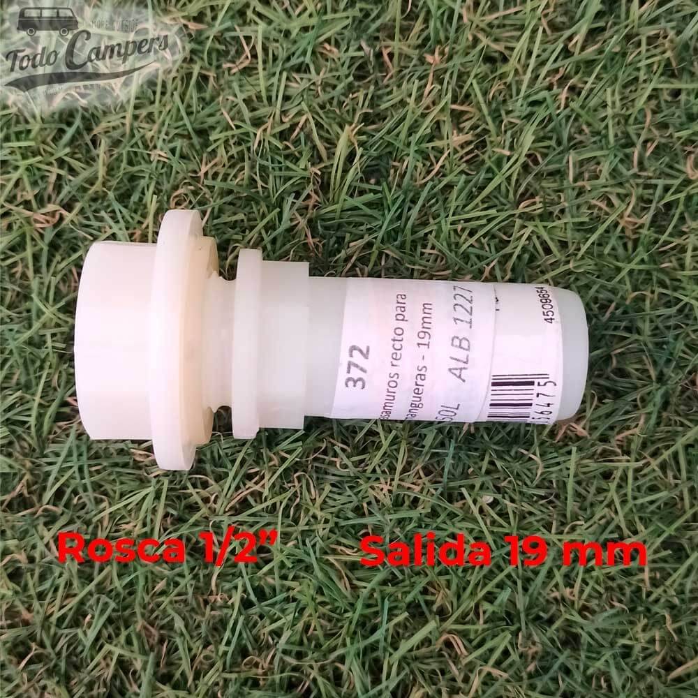 PASAMUROS DE 1/2" Y SALIDA 19MM