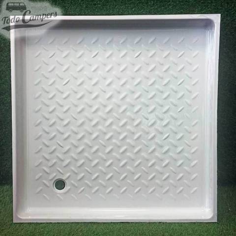 Plato de ducha blanco 60x60cm - Encastrable
